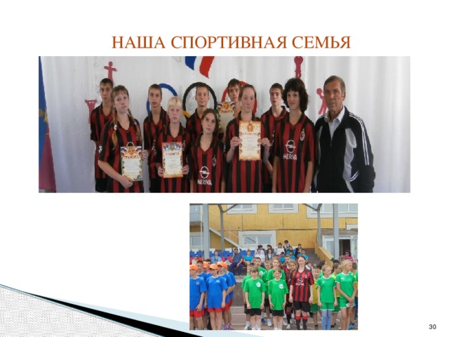 НАША СПОРТИВНАЯ СЕМЬЯ  