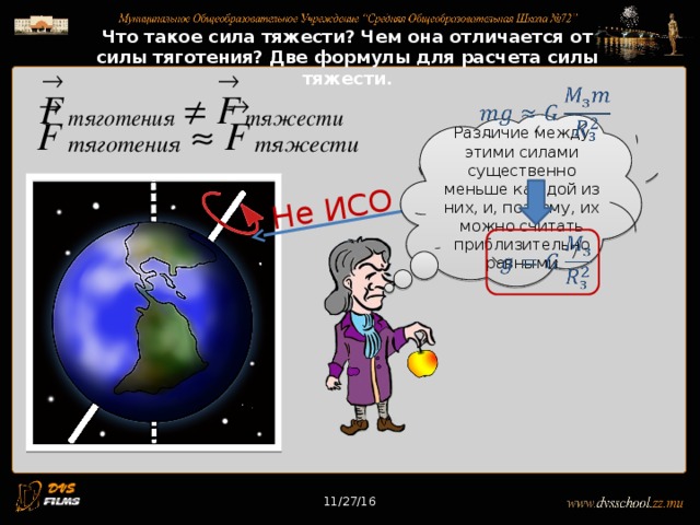 Сила тяготения это сила обусловленная гравитационным взаимодействием