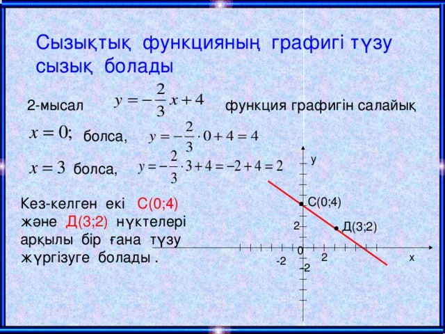 Тура пропорционалдық және оның графигі презентация