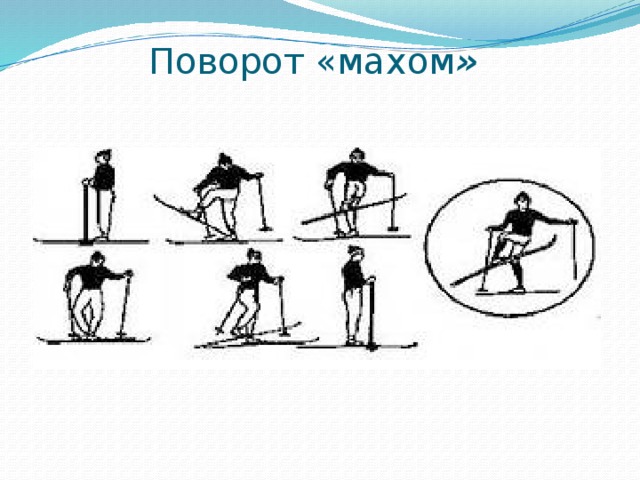 Поворот «махом » 