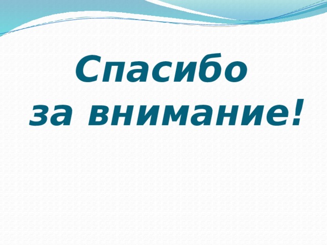           Спасибо  за внимание! 