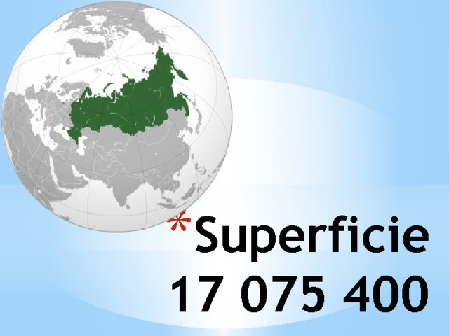 Superficie  17 075 400   