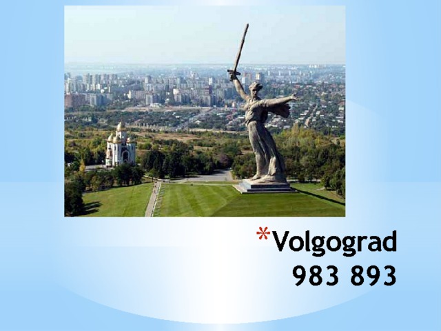 Volgograd  983 893 