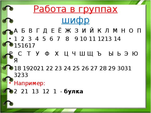 Шифр здания