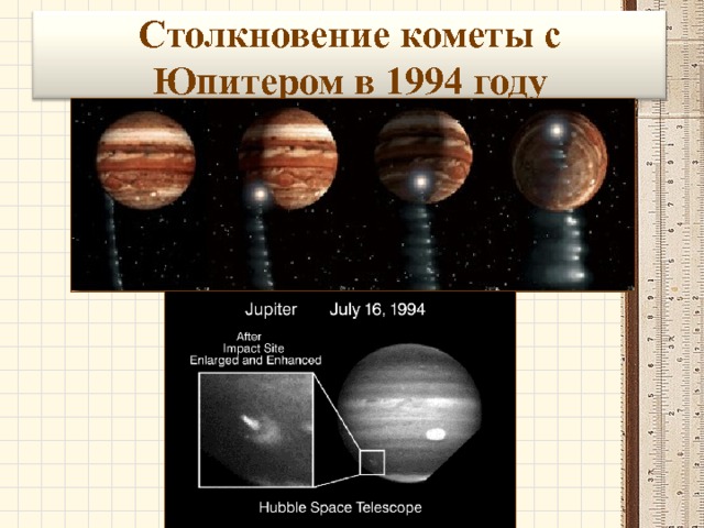 Столкновение кометы с Юпитером в 1994 году 