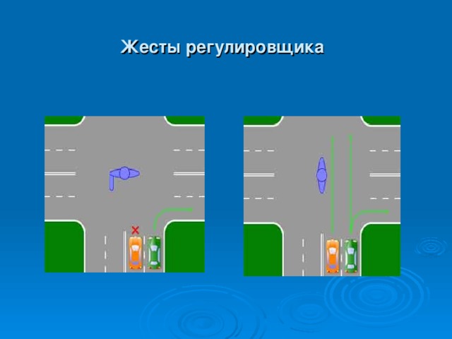 Жесты регулировщика