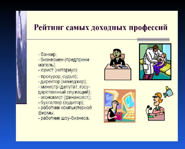 Презентация моя будущая профессия банкир