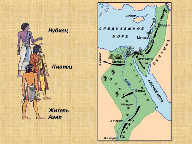 Иноземный наемник по древнеегипетскому изображению описание рисунка