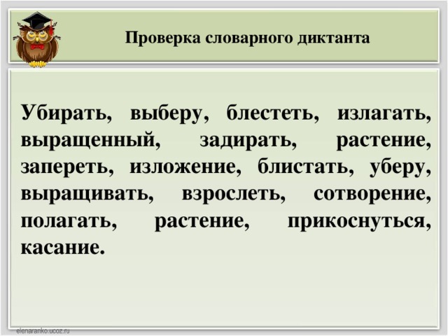 Прикасаться растительность излагать