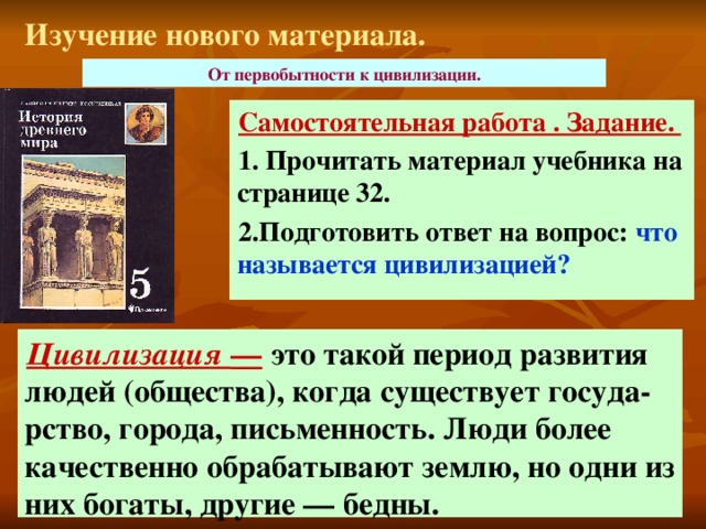 Закат античной цивилизации презентация 5 класс
