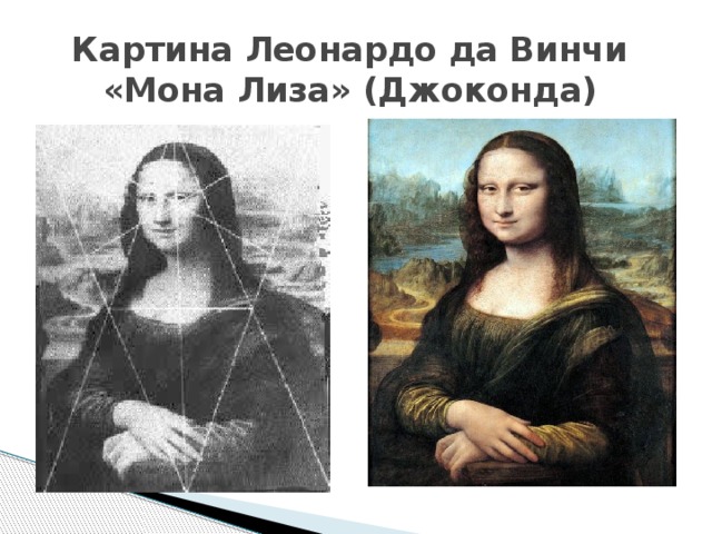 Картина Леонардо да Винчи «Мона Лиза» (Джоконда) 