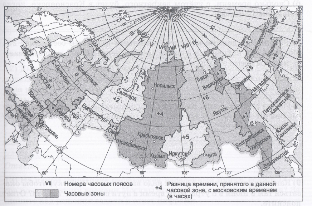 Часовые пояса России